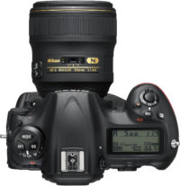 Nikon D5 35 mm Lens Top