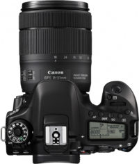 Canon 80D 18-135 mm Lens Kit Top