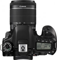 Canon 80D 18-55 mm Lens Kit Top