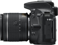 Nikon D5600 18-55 Lens Kit Left Side