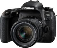 Canon 77D 18-55 mm Lens Kit Front Slant