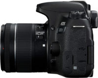 Canon 77D 18-55 mm Lens Kit Left Side