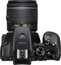 Nikon D3500 18-55 mm Lens Kit Top