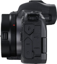 Canon EOS R Body Left Side