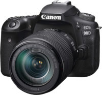 Canon EOS 90D Camera 18-135 Lens Kit Front Slant