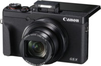 Canon PowerShot G5X Mark II Tilt LCD & Flash Front Slant