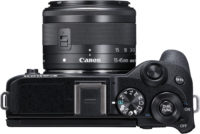 Canon EOS M6 Mark II Camera 15-45 mm Lens Kit Top